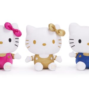 (Mis 3+) HELLO KITTY (50esimo Anniversario) Peluche 25cm 3ass…x48