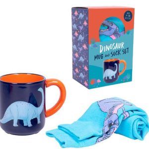 SET TAZZA E CALZINI Dinosauro In box 14cm…x24