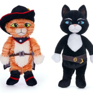 (Mis 3+) GATTO CON GLI STIVALI Peluche 30cm GIFT -2ass…x48