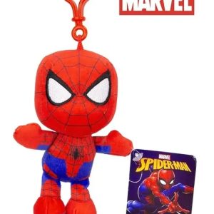 (Mis 0) SPIDERMAN Solo Peluche 13cm c/Bagclip…x120
