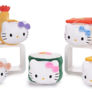 (Mis 3+) HELLO KITTY SUSHI Peluche 25cm -5ass…x50