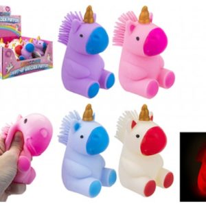 UNICORNO Palla Luminoso 9cm -4ass In espo da 12pz…x144