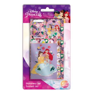 PRINCIPESSE DISNEY STATIONERY SET da 5pz In blister (25×14 cm)…x6…x144