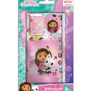 GABBYS DOLLHOUSE STATIONERY SET da 5pz In blister (24×16 cm)…x6…x144