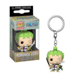 FUNKO POP! ONE PIECE Roronoa Zoro- Portachiavi In box 5cm In espo da 12pz…x12…x72