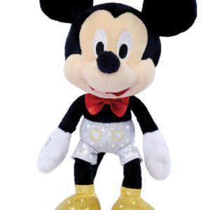 (Mis 3) TOPOLINO 100TH (Mickey) Peluche 25cm c/Vestito glitterato….X6