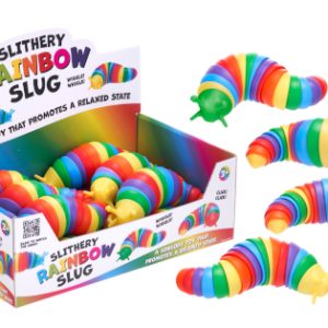 LUMACA Arcobaleno Rompicapo antistress 18cm In espo da 12pz…x72