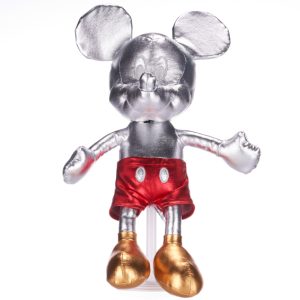 (Mis 3+) TOPOLINO (Mickey) PLATINO DISNEY CENTENARIO Peluche 30cm…x48