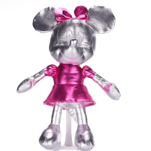 (Mis 3+) MINNIE PLATINO DISNEY CENTENARIO Peluche 30cm…x48