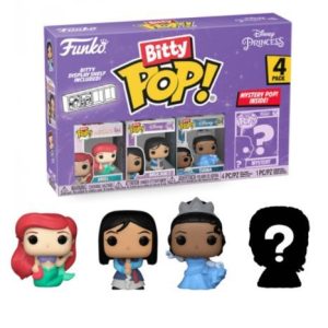 FUNKO Bitty POP! Disney Principesse (Ariel) -Pacco da 4pz In box (14x9cm)…x12