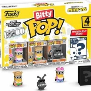 FUNKO Bitty POP! Minions (Tourist Jerry) – Pacco da 4pz In box (14x9cm)…x12