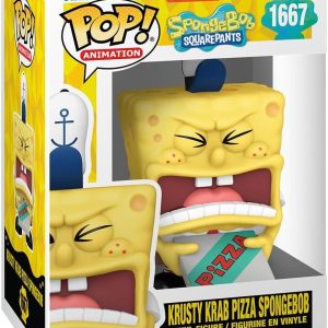 FUNKO POP TELEVISION Spongebob – Krusty Krab Pizza Spongebob – 1667  In Box (11x16cm) …x6
