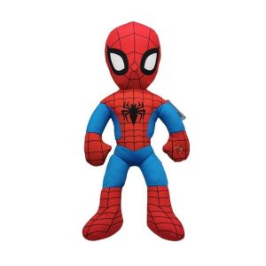 (Mis 3+) MARVEL SPIDERMAN Peluche in piedi 38cm con suono…x6/12