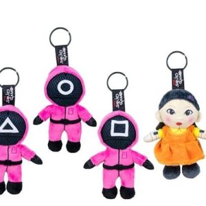 (Mis 0) SQUID GAME Peluche Portachiavi 12cm – 6ass…x24