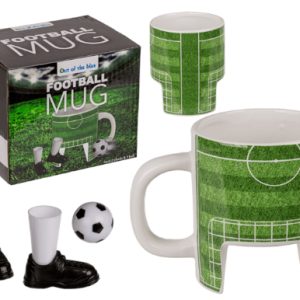 TAZZA CALCIO 2 scarpe + palla (12x9cm) In ceramica…x48