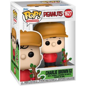 FUNKO POP TELEVISION – Charlie Brown with Tree (Peanuts) 1627  In Box (11×16 cm)…x6…x36