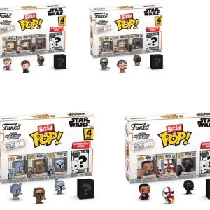 FUNKO Bitty POP! Star Wars (Mandalorian -Baby Yoda) ass -Pacco da 4pz In box (14x9cm) In espo da 12pz…x12