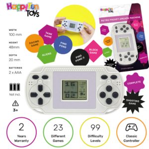 GIOCO ARCADE Tascabile retrò c/23 giochi In blister 11cm…x24
