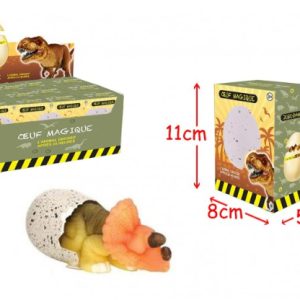 MAGIC EGG DINOSAURO Modello Piccolo 11x8cm In espo da 12pz -6ass…x144