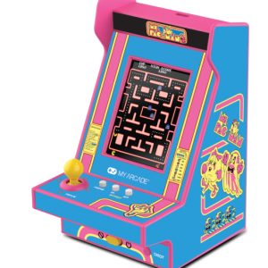 GIOCO ARCADE RETRO ROSA MS. PAC-MAN Nano Player -In box 15cm…x4