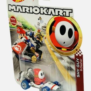 HOT WHEELS Mario Kart -Shy Guy B-Dasher Macchinina 5cm In blister 15cm…x8
