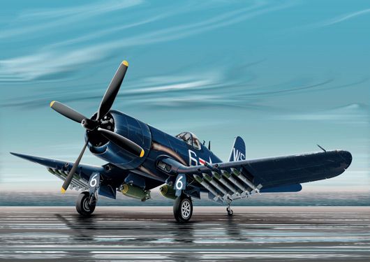 CORSAIR F-4 U4-B ITALERI - immagine 2
