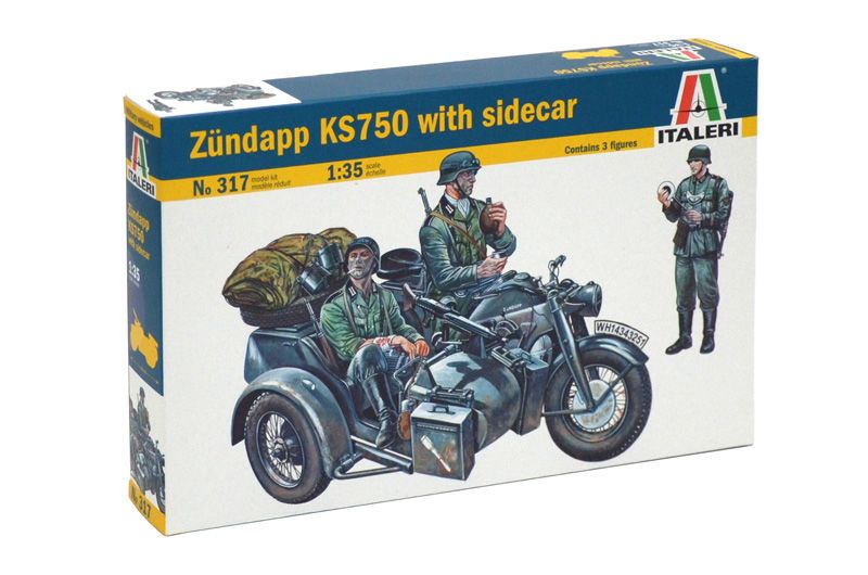 ZUNDAPP KS750 WITH SIDECAR ITALERI - immagine 2