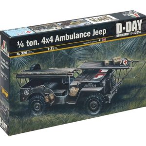 ¼ TON 4×4 AMBULANCE JEEP ITALERI