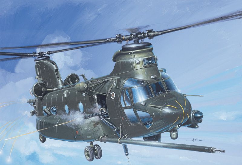 MH-47 E SOA CHINOOK ITALERI - immagine 2