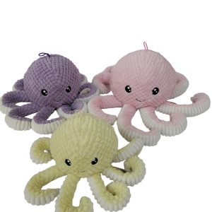 (Mis 8,5) POLIPO PASTELLLO Peluche 80cm -3ass…x2