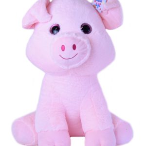 (Mis 8) PEGGY il MAIALE Peluche seduto 60cm..x6