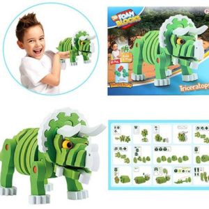 COSTRUZIONE 3D TRICERATOPO 63pz (26×31)…x8