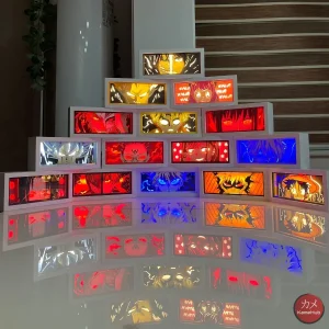 Anime - Light Box 3D II con Luce Led di Vari Anime Versione Aggiornata