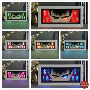 Berserk - Guts Lampada Decorativa 3D Con Luce Led