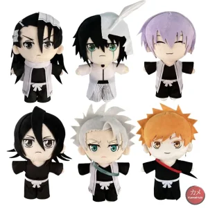 Bleach - Morbidi Peluche di Ichigo, Rukia, Byakuya, Toshiro, Gin e Ulquiorra 20 Cm