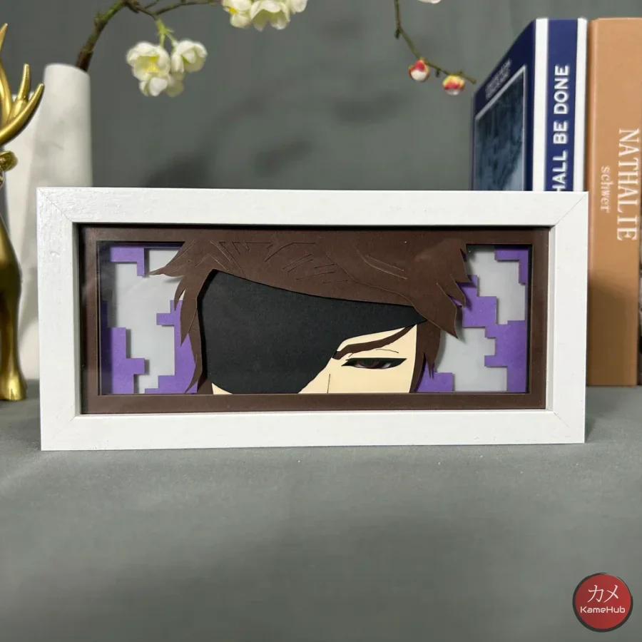 Bleach TYBW - Aizen Sousuke Light Box 3D con Luce Led - immagine 3