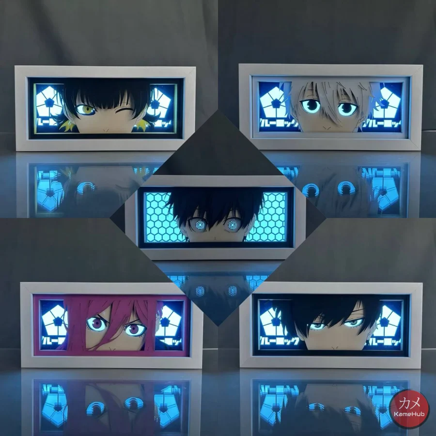 Blue Lock - Light Box 3D con Luce Led - immagine 2