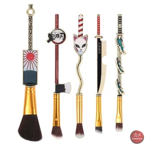 Demon Slayer / Kimetsu no Yaiba - Set Spazzole e Pennelli Make Up