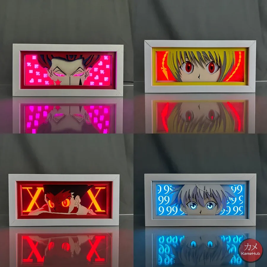 Hunter x Hunter - Light Box 3D con Luce Led - immagine 2