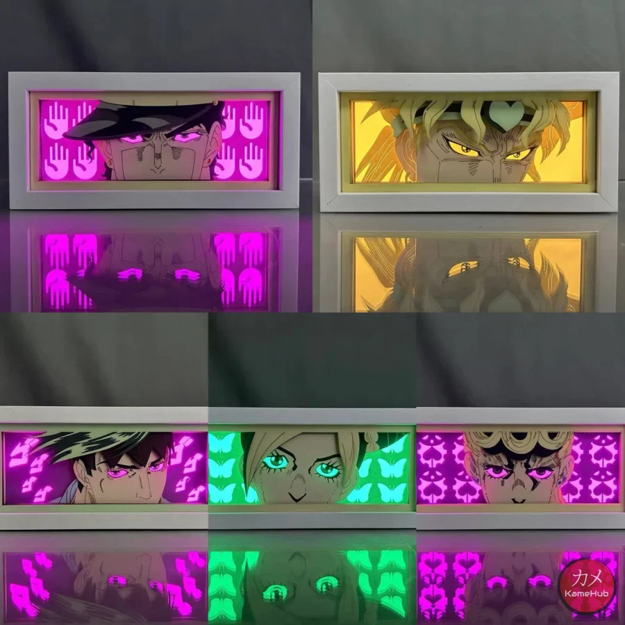 Jojo's Bizarre Adventure - Light Box 3D con Luce Led - immagine 2