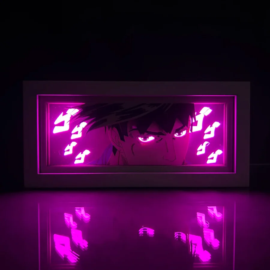 Jojo's Bizarre Adventure - Light Box 3D con Luce Led - immagine 3