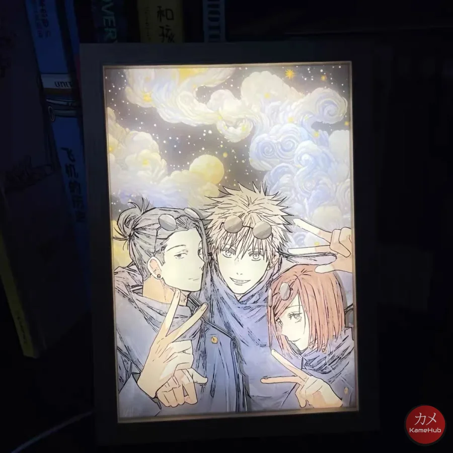 Jujutsu Kaisen 0 - Quadro Luminoso 3D con Luce Led - immagine 5