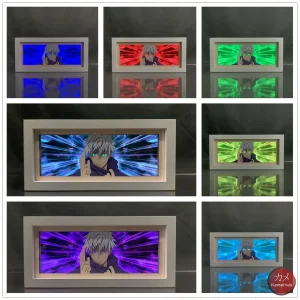Jujutsu Kaisen - Satoru Gojo Light Box 3D con Luce Led