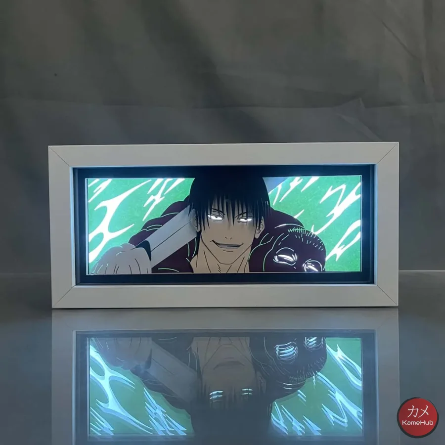 Jujutsu Kaisen - Toji Fushiguro Light Box 3D con Luce Led - immagine 3