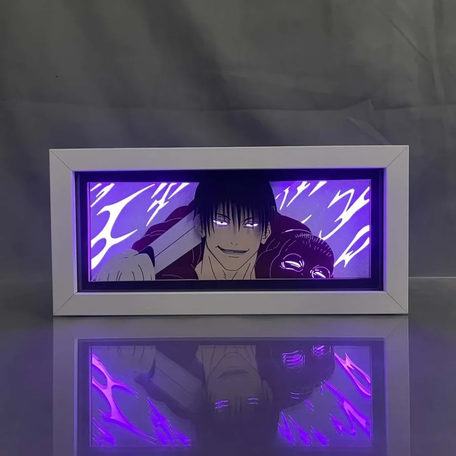 Jujutsu Kaisen - Toji Fushiguro Light Box 3D con Luce Led - immagine 5