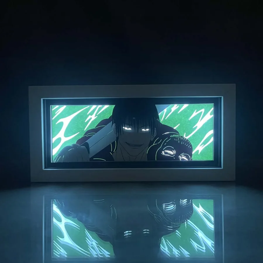 Jujutsu Kaisen - Toji Fushiguro Light Box 3D con Luce Led - immagine 4