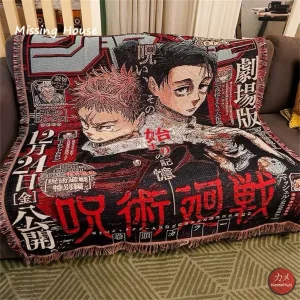 Jujutsu Kiasen - Tappeto in Cotone e Poliestere in Stile Weekly Shonen Jump