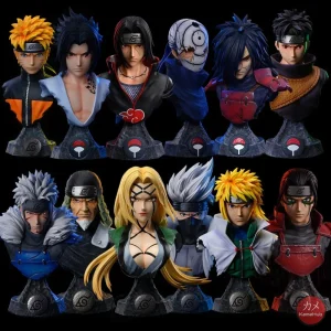 Naruto Shippuden - Busto Vari Personaggi Action Figure