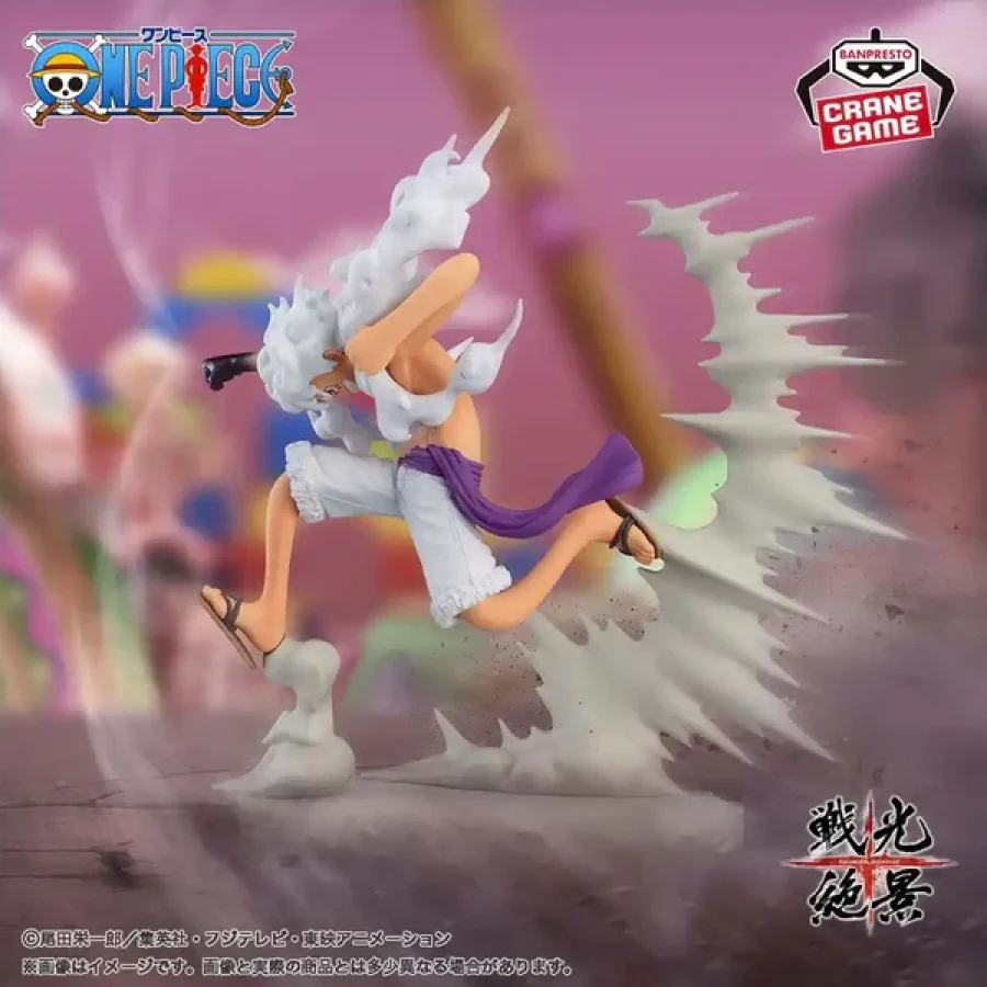 One Piece - Monkey D. Luffy Gear 5 Vs. Rob Lucci Bandai Banpresto Scenic View - immagine 3