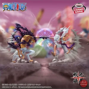 One Piece - Monkey D. Luffy Gear 5 Vs. Rob Lucci Bandai Banpresto Scenic View
